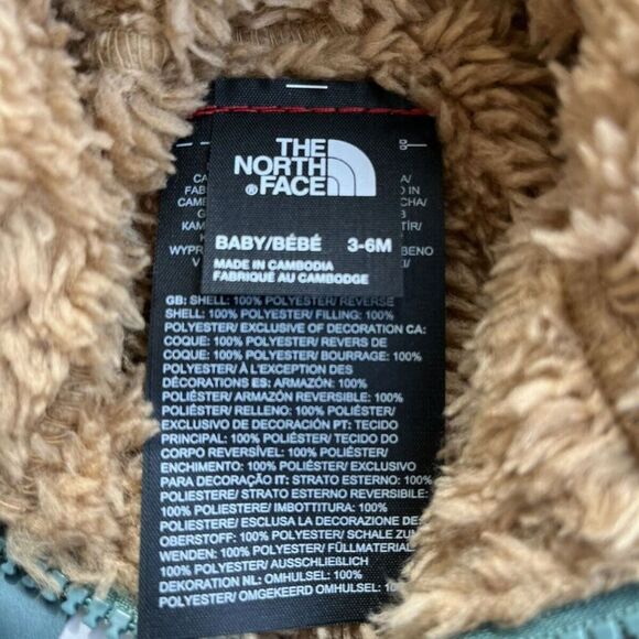 NWT $90 The North Face Reversible Mt. Chimbo Full Zip Jacket Infant Size 3- 6 M - Picture 5 of 7